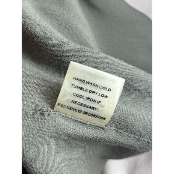 Pixley Lyocell Utility Jacket Olive Green Removable Hood Size L - Picture 7 of 9